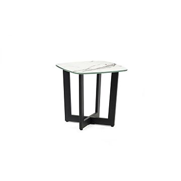 Olympus Lamp Table - White Marble