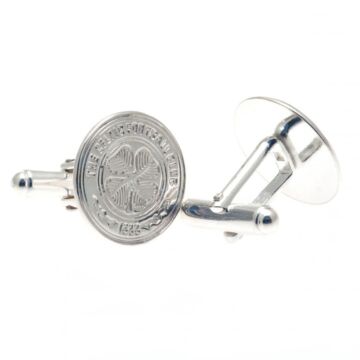 Celtic Fc Sterling Silver Crest Cufflinks