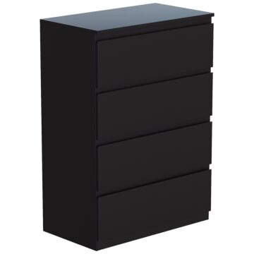 Vida Designs Denver 4 Drawer Chest, Black