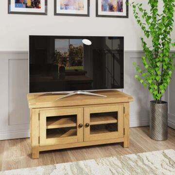 Tv Unit Medium Oak Finish