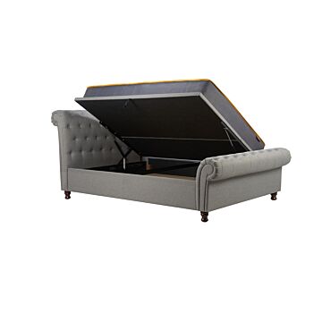 Castello Double Side Ottoman Bed Grey