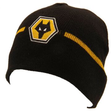Wolverhampton Wanderers Fc Stripe Beanie
