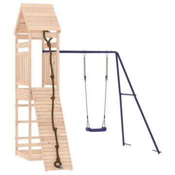 Vidaxl Outdoor Playset Solid Wood Pine