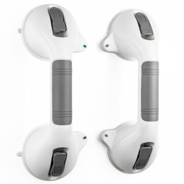 Grab Bar With Suction Cups - Pair