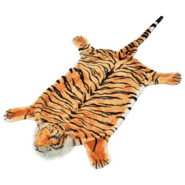 Vidaxl Tiger Carpet Plush 144 Cm Brown