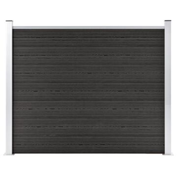 Vidaxl Fence Panel Wpc 180x146 Cm Grey