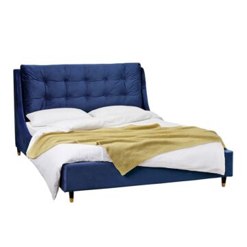 Sloane Blue King Size Bed