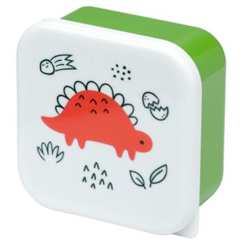Lunch Boxes Set Of 3 (s/m/l) - Dinosauria Jr