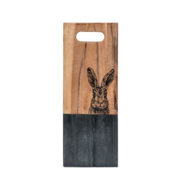 Hare Board Large Black Marble 400x150x15mm