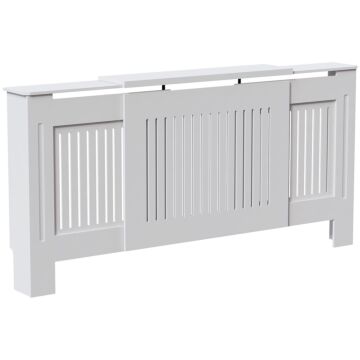 Chelsea Adjustable Radiator Cover, White