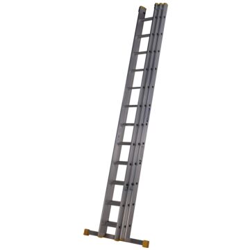 D Rung Extension Ladder 3.53m Triple - 7233518
