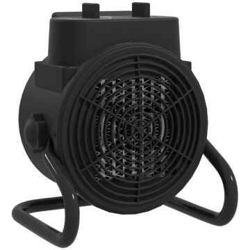Homcom 2000w Portable Ceramic Electric Heater With Fan - Black