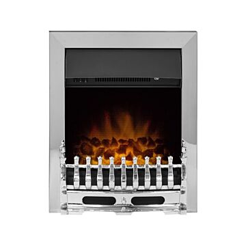 Adam Blenheim Electric Fire In Chrome