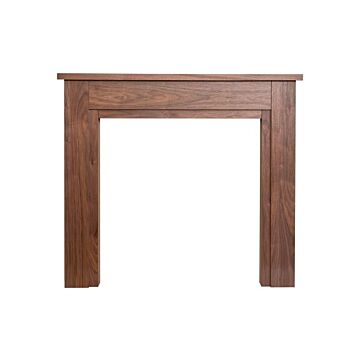 Adam Sudbury Mantelpiece With Downlights In Walnut, 48 Inch