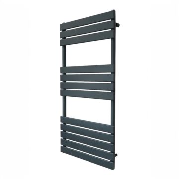 Flat Panel Towel Radiator – 1200mm X 600mm – Anthracite Grey