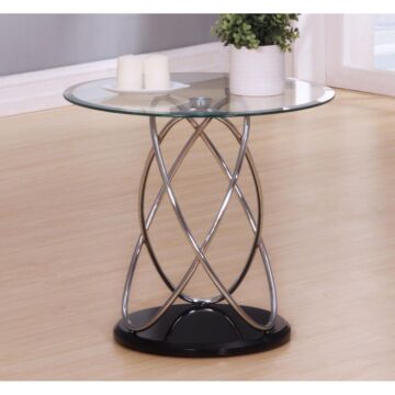 Eclipse Clear Lamp Table