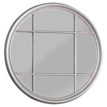 Eccleston Round Mirror Silver 1000x40x1000mm