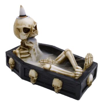 Backflow Incense Burner - Skeleton In The Coffin