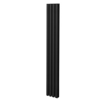 Oval Column Radiator – 1800mm X 240mm – Black