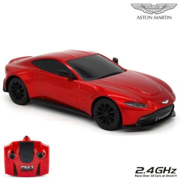 Aston Martin Vantage Radio Controlled Car 1:24 Scale Red