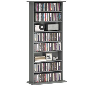 Homcom 360 Cd Storage Unit - Grey