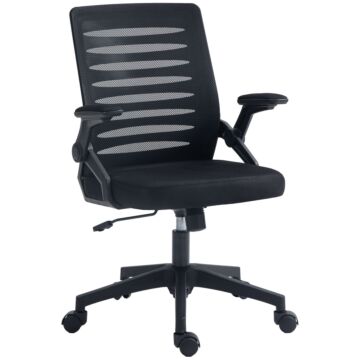 Vinsetto Mesh Office Chair, Swivel Task Computer Chair For Home With Lumbar Support