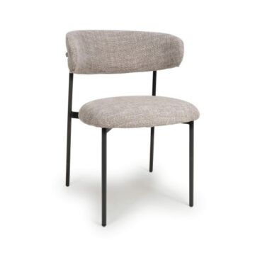 Marisa Tweed Oatmeal Dining Chair