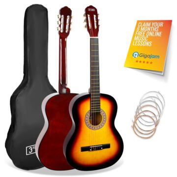 3rd Avenue Full Size Classical Guitar Pack