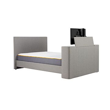 Plaza Double Tv Bed Grey