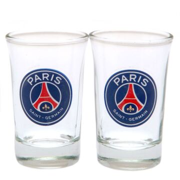 Paris Saint Germain Fc 2pk Shot Glass Set