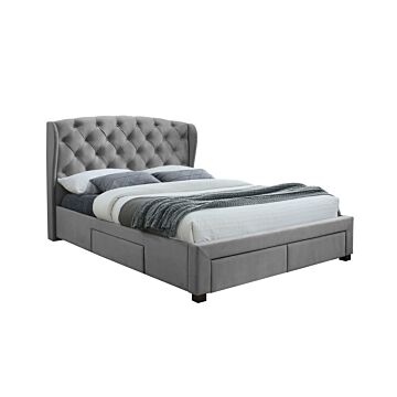Hope Double Bed Grey