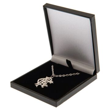 Rangers Fc Silver Plated Boxed Pendant