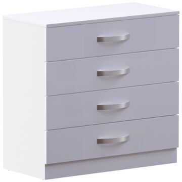 Vida Designs Hulio 4 Drawer Chest, White