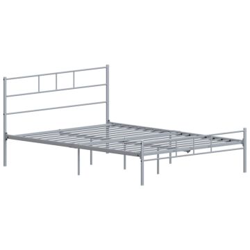 Dorset Bed 4ft6 Double, Silver