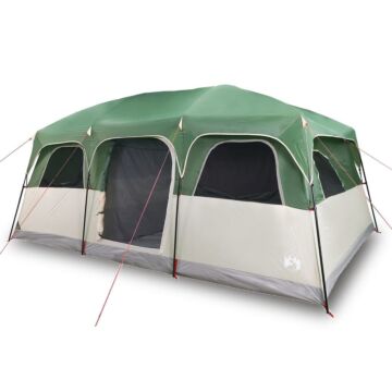 Vidaxl Family Tent Cabin 9-person Green Waterproof