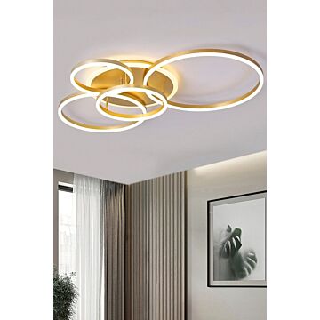 Classic Golden Loops Led Ceiling Light