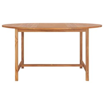 Vidaxl Garden Table 150x76 Cm Solid Teak Wood