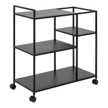 Newcastle Serving Trolley In Matt Black