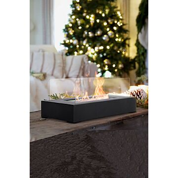 Freestanding Tabletop Rectangular Ethanol Fireplace