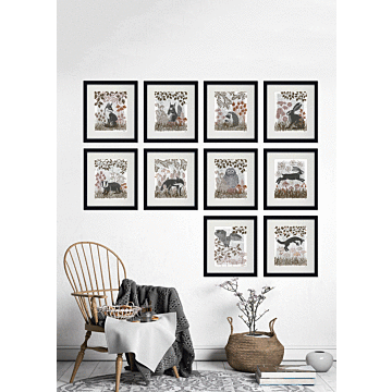 Country Animals Iii - Framed Art