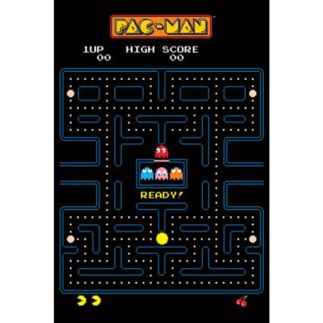 Pac-man Poster Maze 124