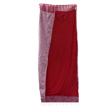 Cotton Pario Towel - 100x180 Cm - Hot Pink