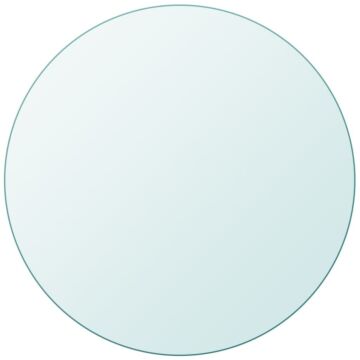 Vidaxl Table Top Tempered Glass Round 500 Mm