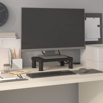 Vidaxl Monitor Stand Black 38x24x10.5 Cm