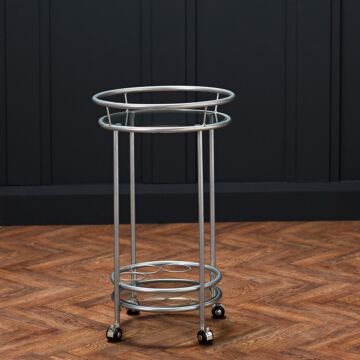 Collins Drinks Trolley Silver