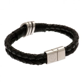 Leicester City Fc Leather Bracelet