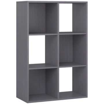 Homcom 6-cube Bookshelf - Grey