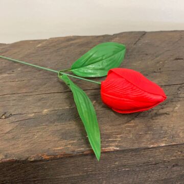 Craft Soap Flower - Med Tulip - Red - Pack Of 10