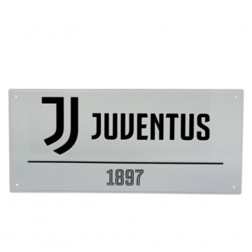 Juventus Fc White Street Sign