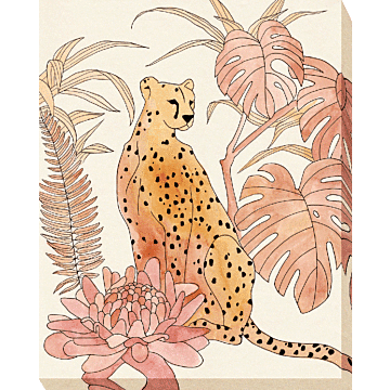 Blush Cheetah Iiii By Annie Warren